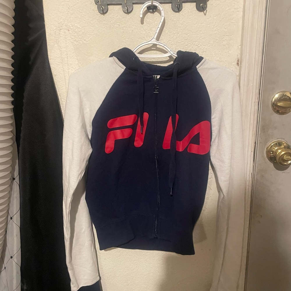 Small Fila zip up hoodie, worn a couple times excellent condition.